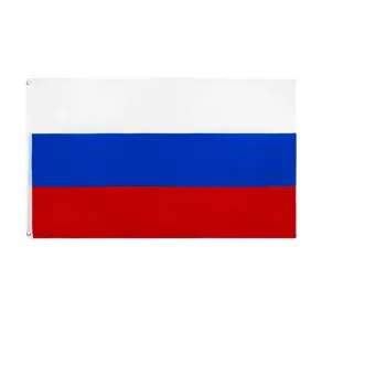 Bandeira Da Rússia - Poliester - 90 cm x 60 cm C/ Anilhas p/ Mastro Costurada Excelente p/ Exteriores