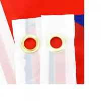 Bandeira Da Cuba - Poliester - 90 cm x 60 cm C/ Anilhas p/ Mastro Costurada Excelente p/ Exteriores - Foto 4