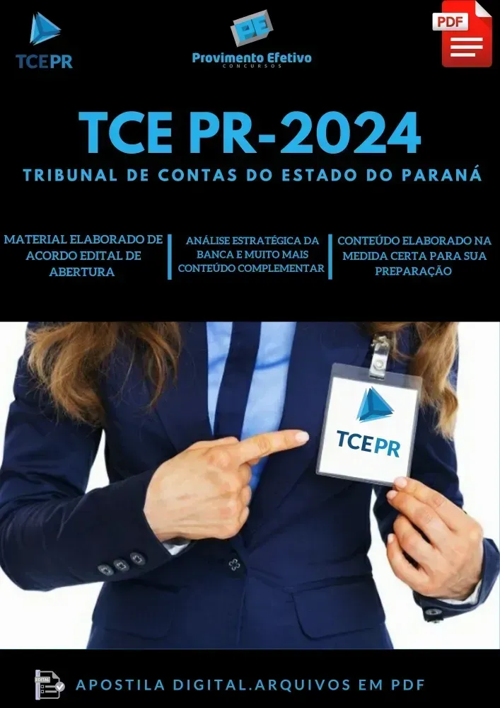 Apostila TCE PR Auditor Área Engenharia 2024