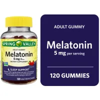 Melatonina Spring Valley 5mg Em Gomas Sabor Morango C/120 Balas Vegetariana + Frete Grátis - Foto 7