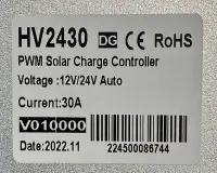  CONTROLADOR  SOLAR PWM 30A 12V/24V HV2430 - Foto 3