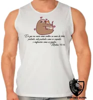 Camiseta Regata adulto ou infantil Mateus 10 16 - Foto 2