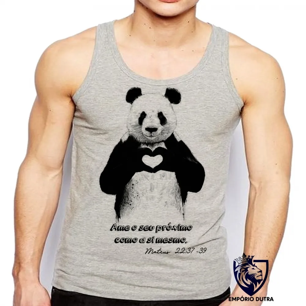 Camiseta Regata adulto ou infantil Mateus 22 37 39 Ame próximo Imagem