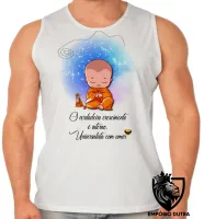 Camiseta Regata adulto ou infantil Universalista com amor - Foto 2