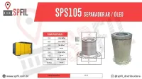 Separador Ar / Óleo  SPS105