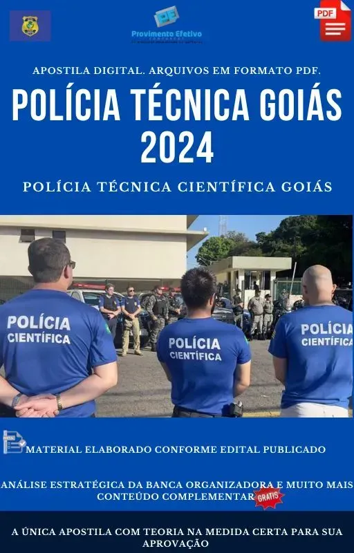 Apostila Polícia Científica Goiás  Odontologista 2024