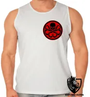 Camiseta Regata adulto ou infantil Hydra Símbolo vingadores avengers - Foto 2