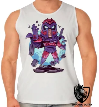 Camiseta Regata adulto ou infantil Magneto x men vilão marvel xavier - Foto 2