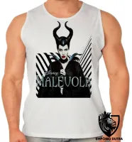 Camiseta Regata adulto ou infantil Malévola vilã disney bruxa - Foto 2