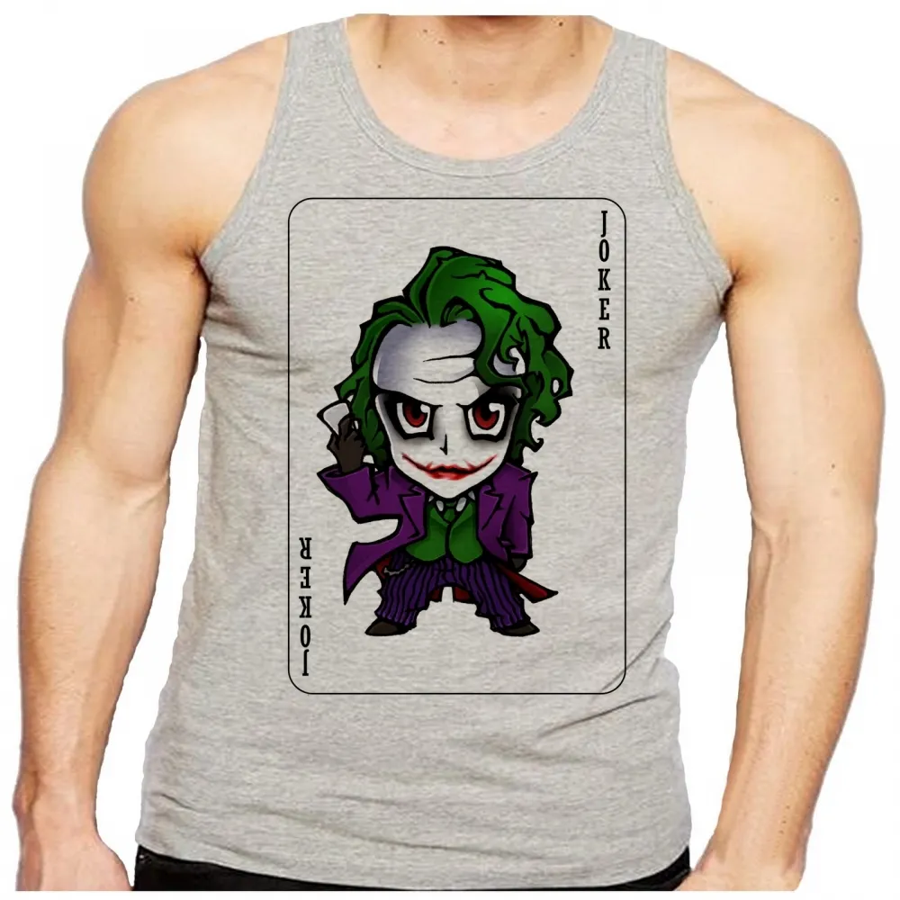 Camiseta Regata adulto ou infantil mini CORINGA palhaço vilão batman Imagem