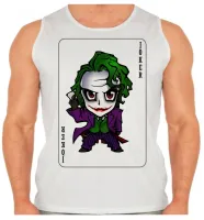 Camiseta Regata adulto ou infantil mini CORINGA palhaço vilão batman - Foto 2