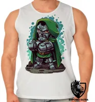 Camiseta Regata adulto ou infantil mini DR DESTINO vilão 4 fantastico - Foto 2