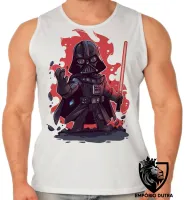 Camiseta Regata adulto ou infantil mini darth vader vilão star wars - Foto 2