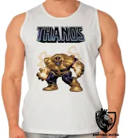 Camiseta Regata adulto ou infantil thanos cartoon vilão vingadores avengers - Foto 2