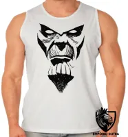 Camiseta Regata adulto ou infantil Thanos rosto vingadores avengers - Foto 2