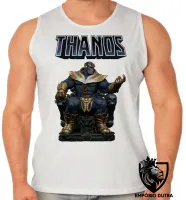 Camiseta Regata adulto ou infantil thanos trono vingadores avengers marvel - Foto 2