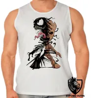 Camiseta Regata adulto ou infantil venom homem aranha groot marvel guardioes galaxia - Foto 2
