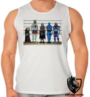 Camiseta Regata adulto ou infantil Vilões antigos cadeia presos prisão delegacia - Foto 2