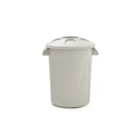 Cesto de Lixo 60  Litros Com Tampa Branca