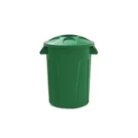 Cesto de Lixo 60 Litros Com Tampa Verde