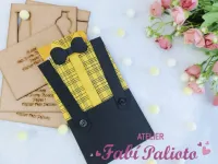 G1.668  Gabarito de Moldes  em MDF  Porta Chocolate Papai 1 - Foto 2