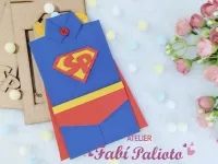 G1.671  Gabarito de Moldes  em MDF  Porta Chocolate Super Pai  - Foto 2