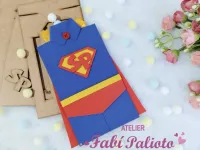 G1.671  Gabarito de Moldes  em MDF  Porta Chocolate Super Pai  - Foto 3