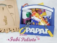 G1.673  Gabarito de Moldes  em MDF  Caixinha do Papai - Foto 2