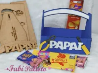 G1.673  Gabarito de Moldes  em MDF  Caixinha do Papai - Foto 3