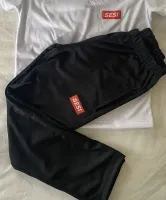 SESI Calça de Helanca preta básica - unissex - Foto 3