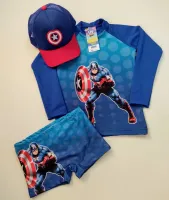 Kit Praia - Capitão América