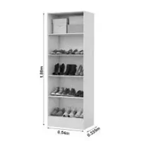 Multiuso e Sapateira 2 Portas  espelhadas Premium - Foto 6