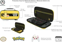 Case Protetor PowerA Pokémon Pikachu Eletric Type  Nintendo Switch - Foto 7