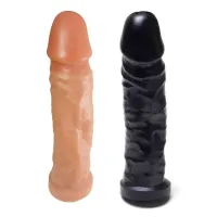 PROTESE  GARANHÃO 18,7 X 4CM - Marrom