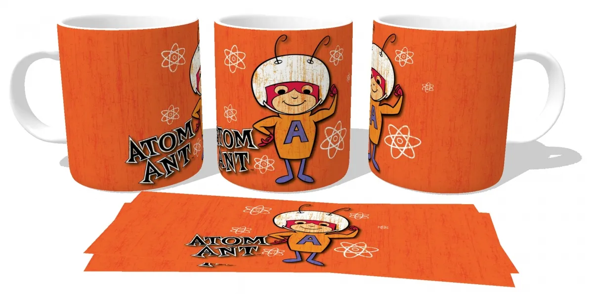 Caneca copo Plástico ou Cerâmica Formiga Atômica super heroi antigo