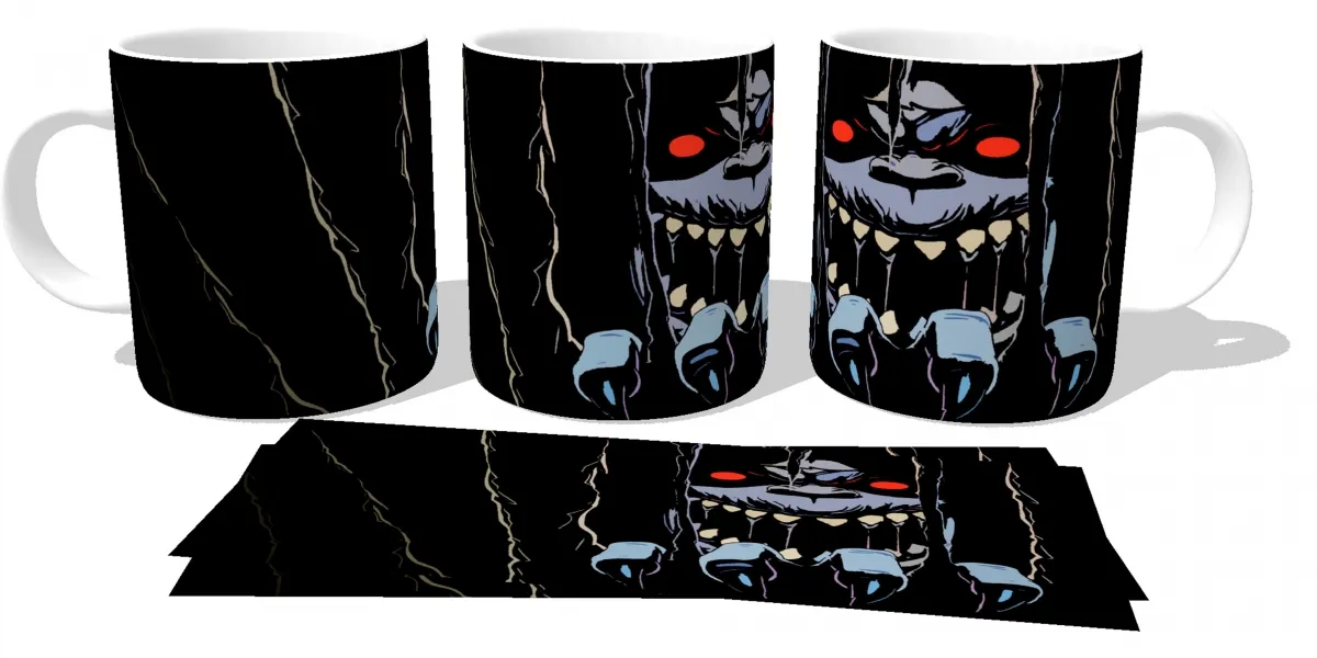 Caneca copo Plástico ou Cerâmica Thundercats Mumm ra mumia vilão Imagem