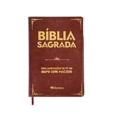 BIBLIA SAGRADA COM ANOTAÇOES DE FE DO BISPO EDIR MACEDO (PRODUTO USADO - MUITO BOM)