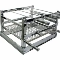 Grill Manual Inox  59 x 45
