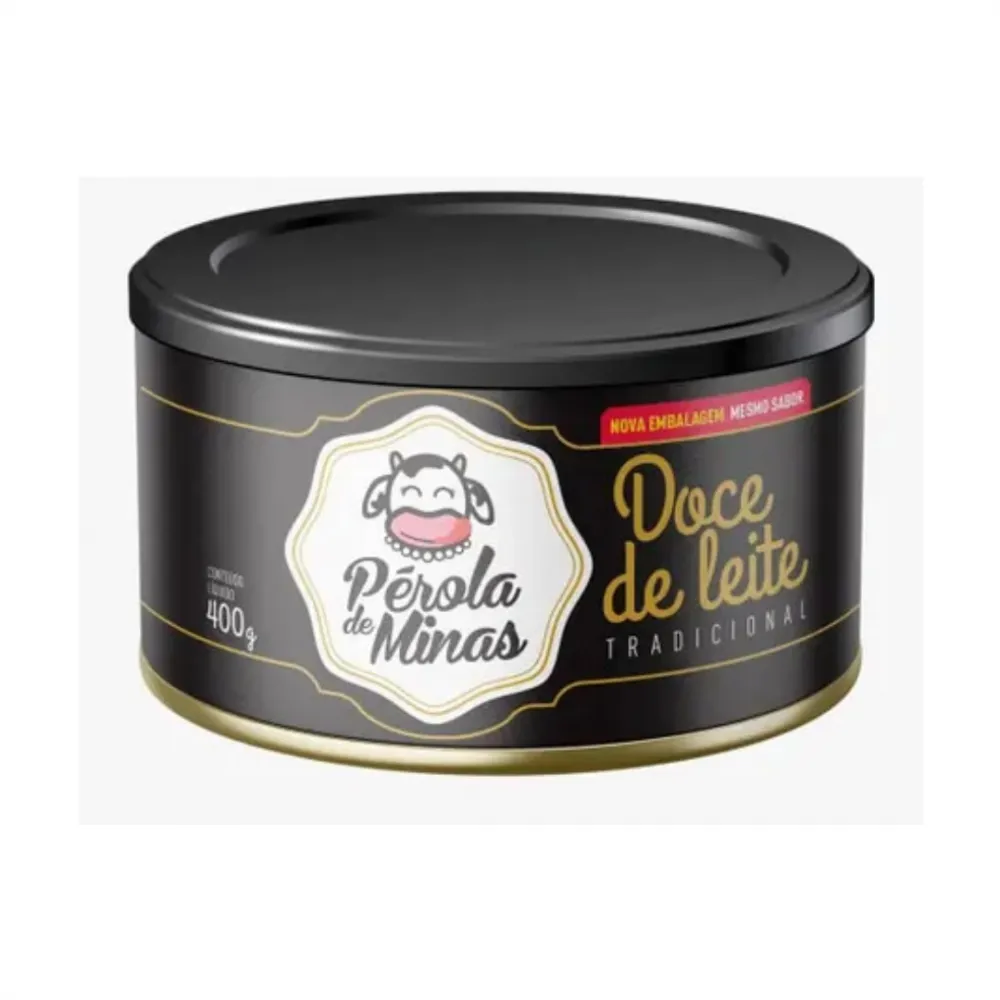 Doce de Leite Premium Pérola de Minas Tradicional 400g Lata