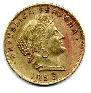 Peru - 1953 - 20 Centavos - Polida