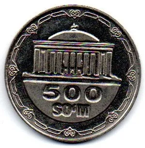 Uzbequistão - 2018 - 500 So