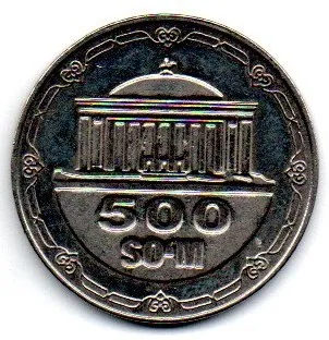 Uzbequistão - 2018 - 500 So