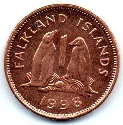 Ilhas Falkland - 1998 - 1 Penny - Sob/Fc