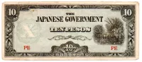 Filipinas - 10 Pesos - Ocupação Japonesa durante a 2° Guerra Mundial