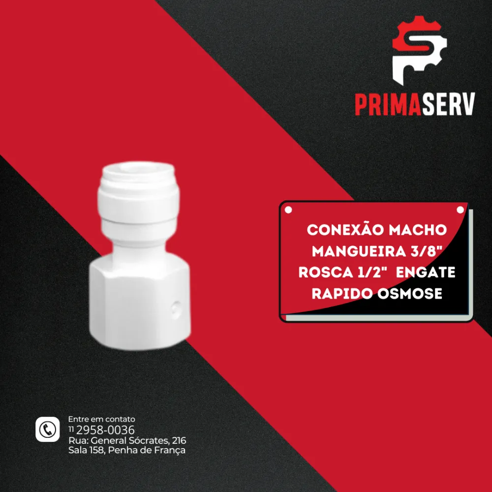 CONEXÃO ENGATE RAPIDO RETA FEMEA PLASTICO 6MM X 1/4 BSP