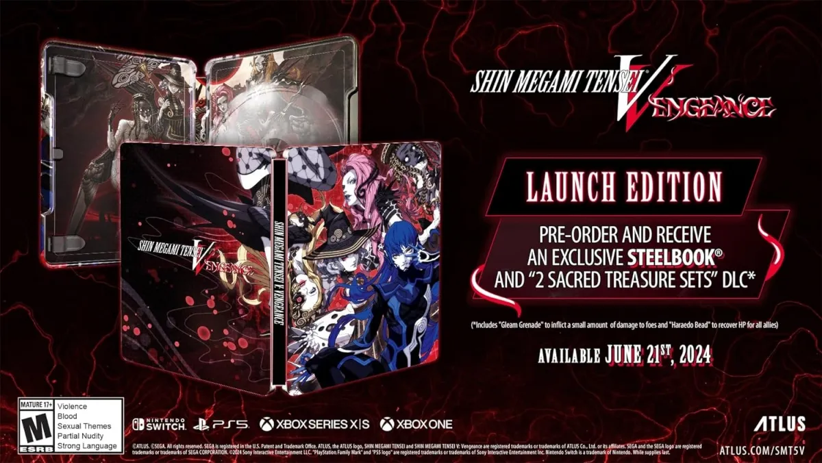  Shin Megami Tensei V: Vengeance Steelbook Launch Edition - PS5