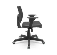  Cadeira Executiva Brizza Tela Mecanismo Relax Base Giratória  com Braços Reguláveis - Foto 2