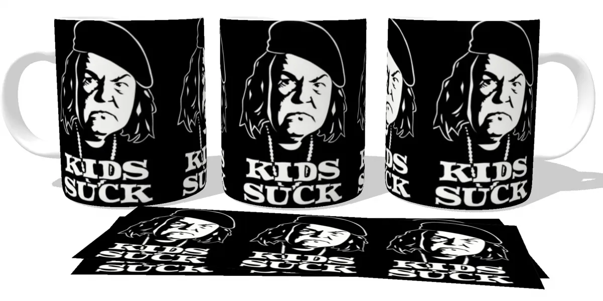 Caneca copo Plástico ou Cerâmica Goonies Fratelli kids suck filme Imagem