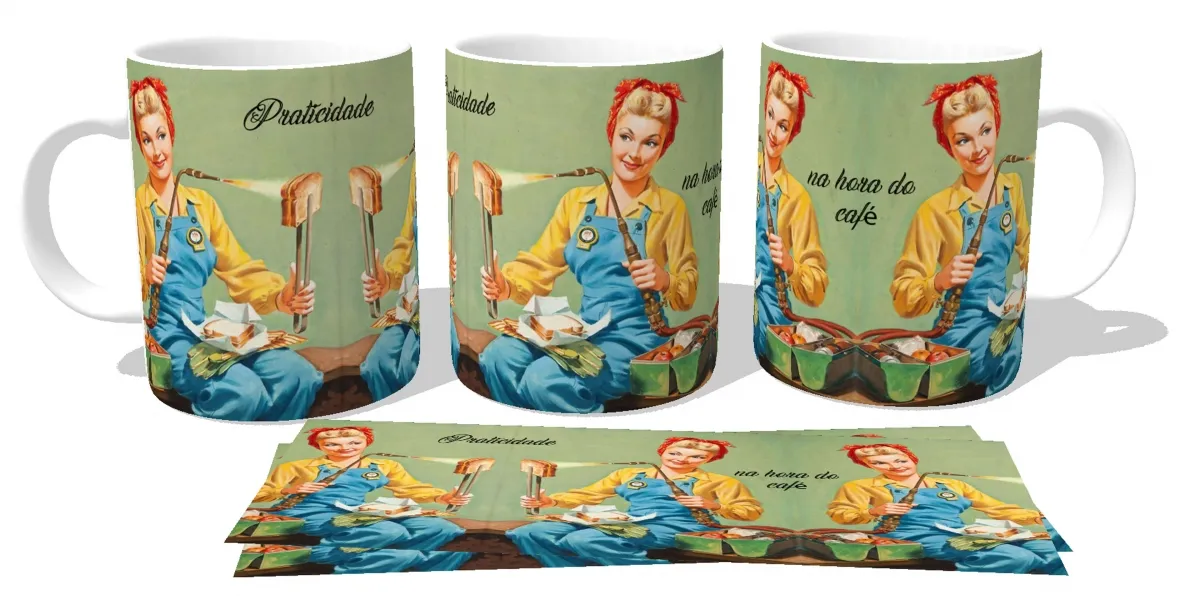 Caneca copo Plástico ou Cerâmica Praticidade na hora do café