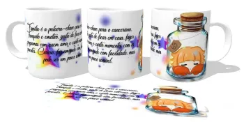 Caneca copo Plástico ou Cerâmica Signo câncer garrafa